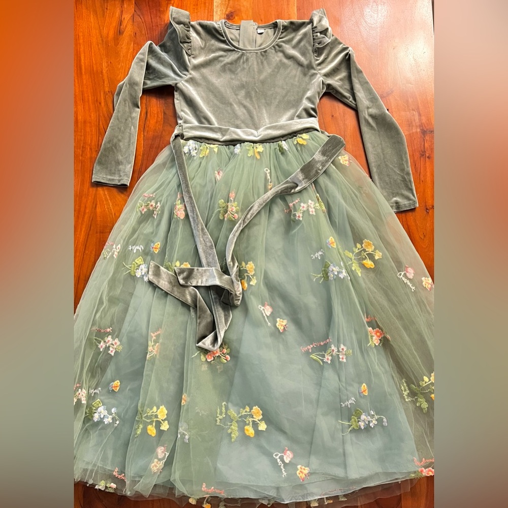 Girl’s Floral Tutu Dress